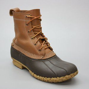 LL BEAN Ladies 8 Maine Hunting Shoe Rain 6-eyelet Ankle Duck Boots USA Vintage